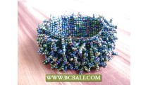 Grass Beaded Bracelets Wristband Stretch